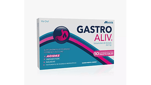 Gastro Aliv 10 Comprimidos masticables.