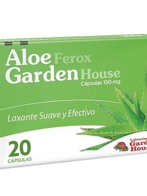 Aloe Ferox 150 mg 20 Cápsulas. Garden House