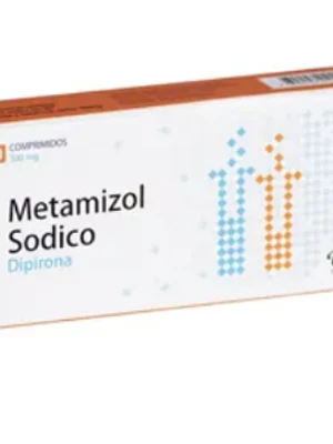 Metamizol sódico Dipirona 300 mg 20 Comprimidos.
