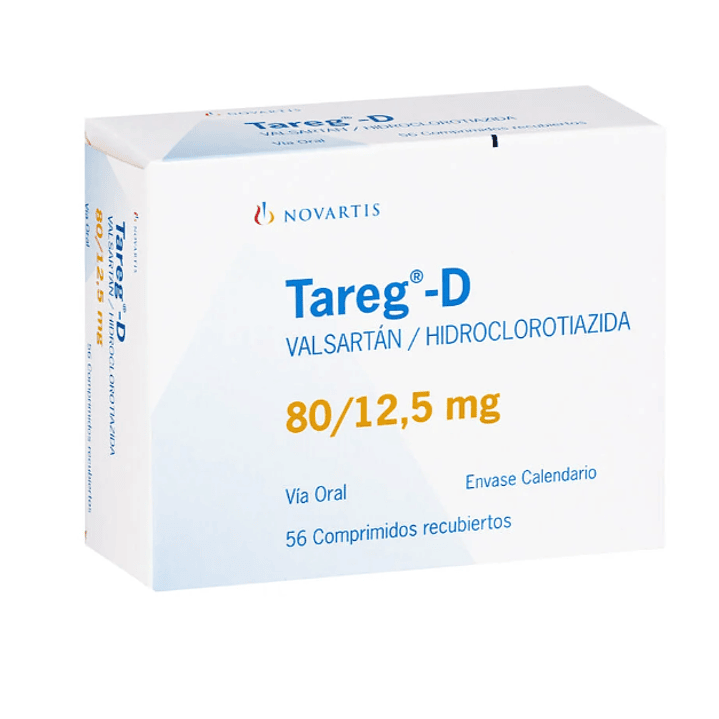 Tareg-D 80 / 12,5 mg 28 Comprimidos. 1