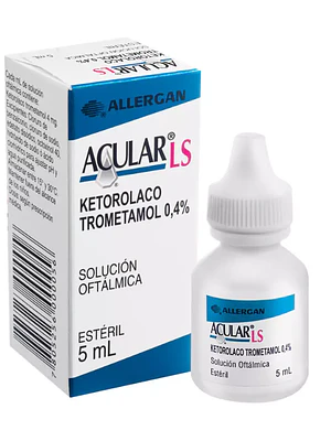 Acular LS  Ketorolaco Trometamol 0,4% Solución oftálmica 5 ml.