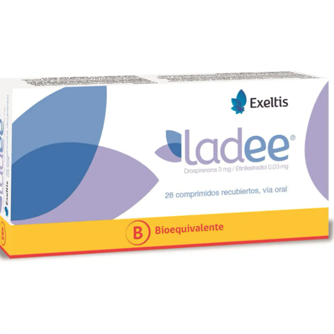 Ladee (B) Drospirenona Etinilestradiol 28 Comprimidos recubiertos. 1