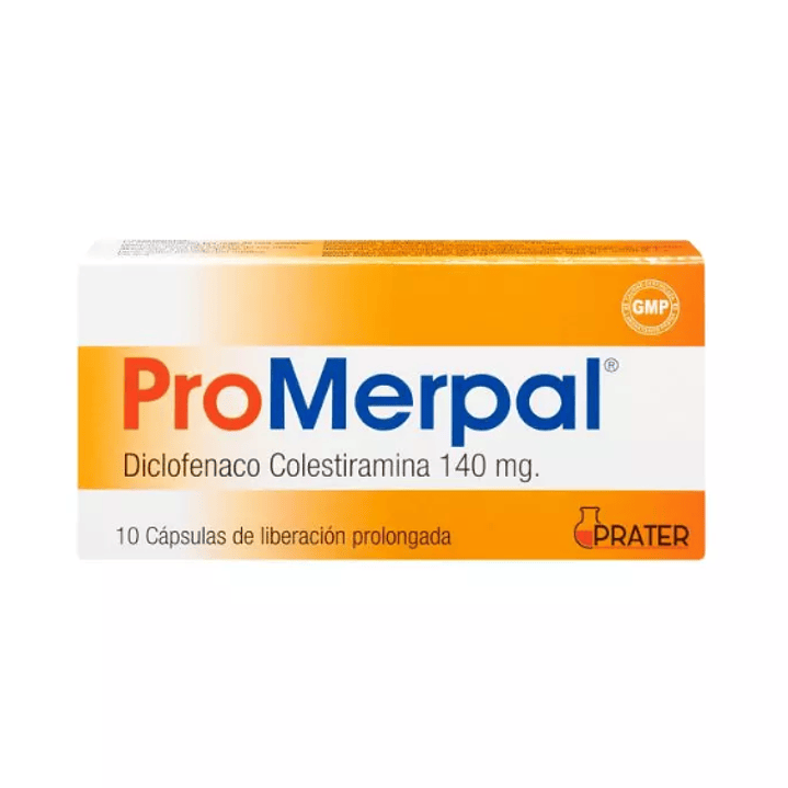 Promerpal 140 mg 10 Cápsulas de liberación prolongada. 1
