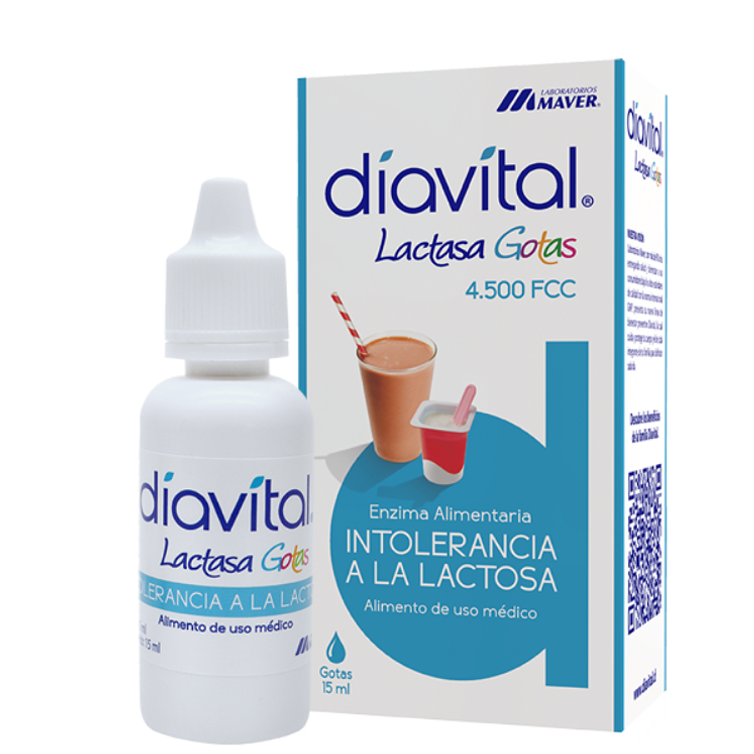 Diavital Lactasa Gotas 4500 FCC 15 ml. 1