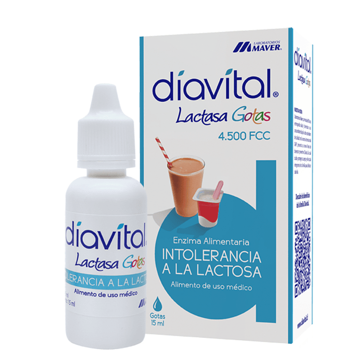 Diavital Lactasa Gotas 4500 FCC 15 ml. 1