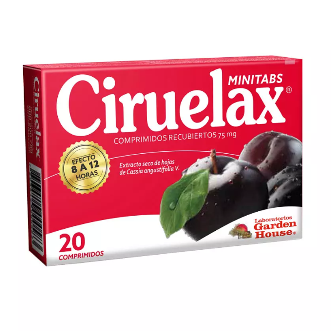 Ciruelax 75 mg 20 Minitabs. 1