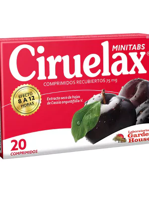 Ciruelax 75 mg 20 Minitabs.