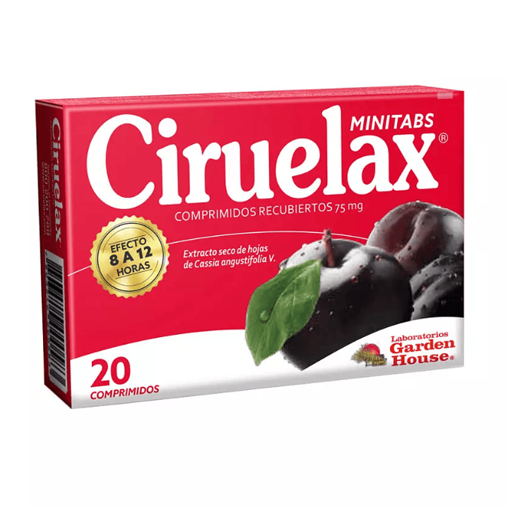 Ciruelax 75 mg 20 Minitabs. 1