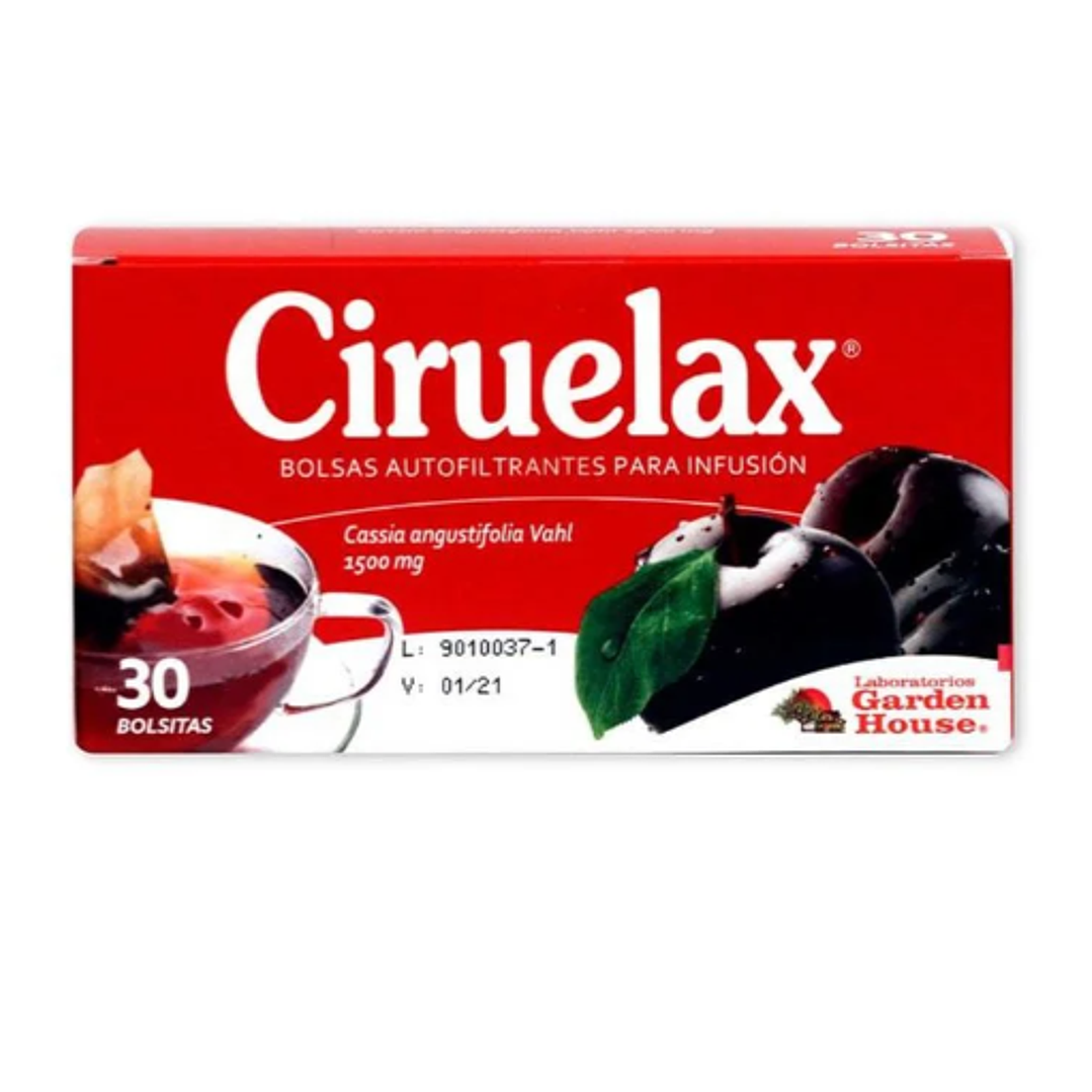 Ciruelax Bolsas autofiltrante para infusión 30 Unidades. 1