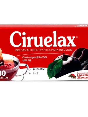 Ciruelax Té Bolsas autofiltrante para infusión 30 Unidades.