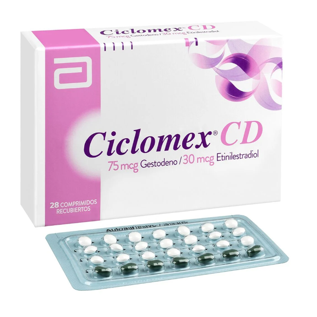 Ciclomex CD 75 mcg 30 mcg 28 Comprimidos. 1