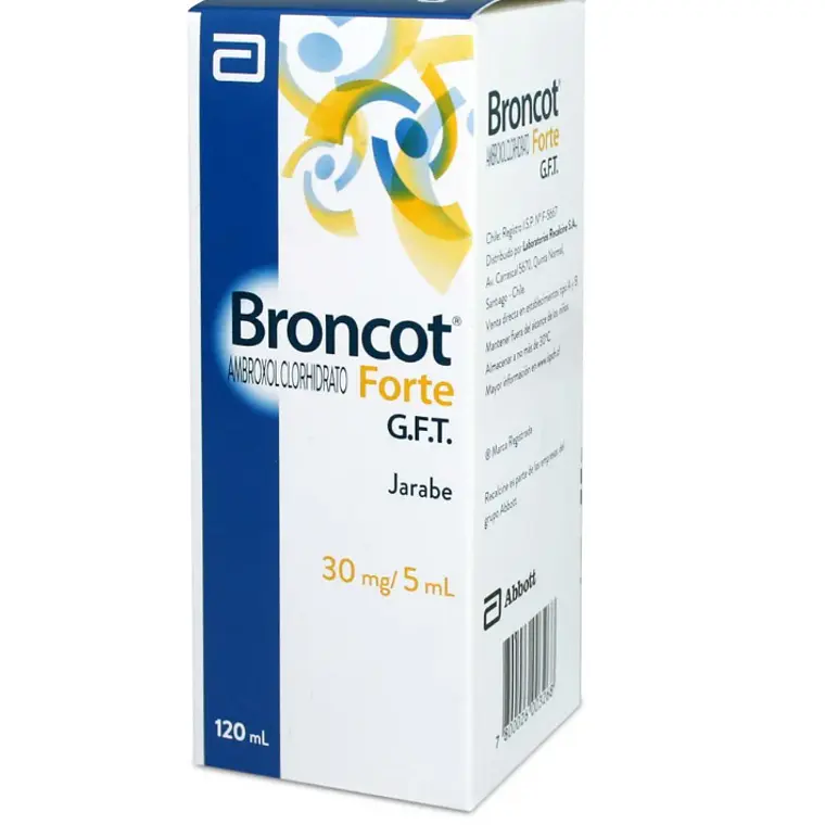Broncot Forte G.F.T. Ambroxol 30 mg / 5 ml Jarabe 120 ml. 1