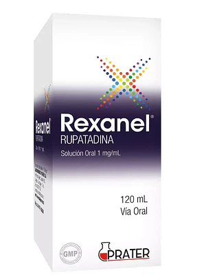 Rexanel Rupatidina Solución oral 1 mg/ml 120 ml.