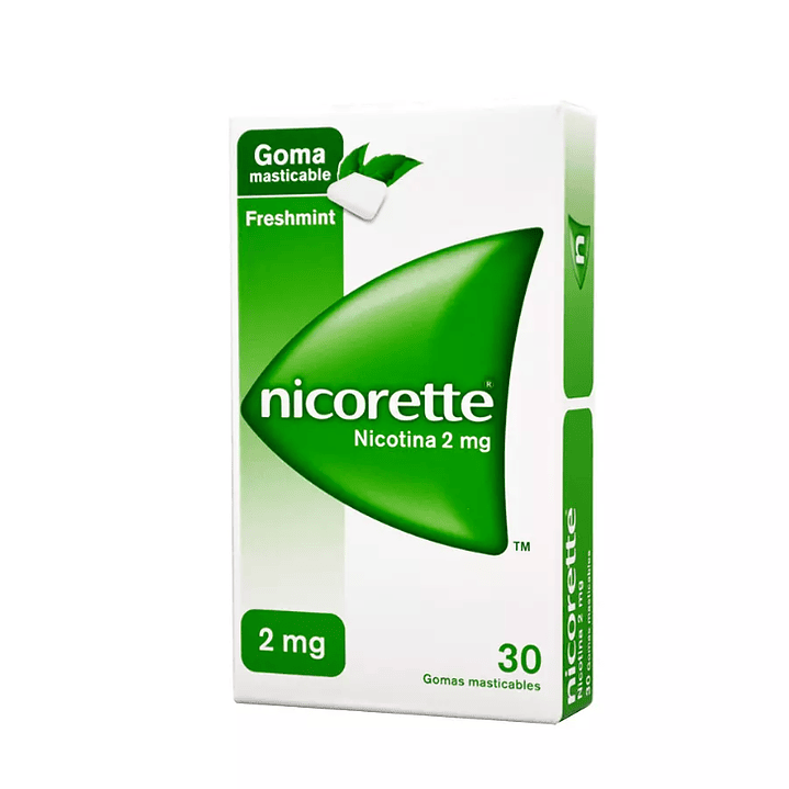 Nicorette Freshmint Nicotina 2 mg 30 Gomas masticables. 1