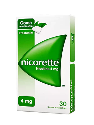 Nicorette Freshmint Nicotina 4 mg 30 Gomas masticables.