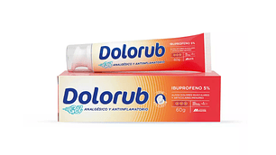 Dolorub Gel analgésico antiinflamatorio 60 gramos.