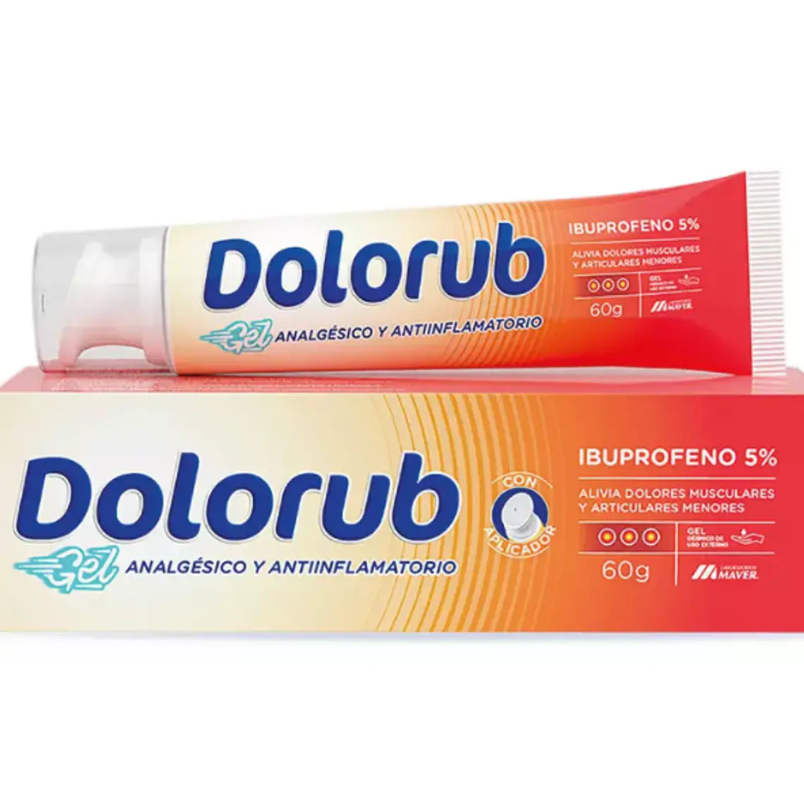 Dolorub Ibuprofeno 5 % Gel 60 g con aplicador. 1