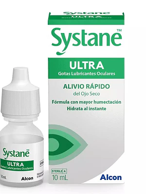 Systane Ultra Solución oftálmica Gotas lubricantes 10 ml.