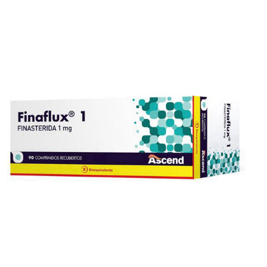 Finaflux 1 (B) Finasterida 1 mg  90 Comprimidos recubiertos. 1