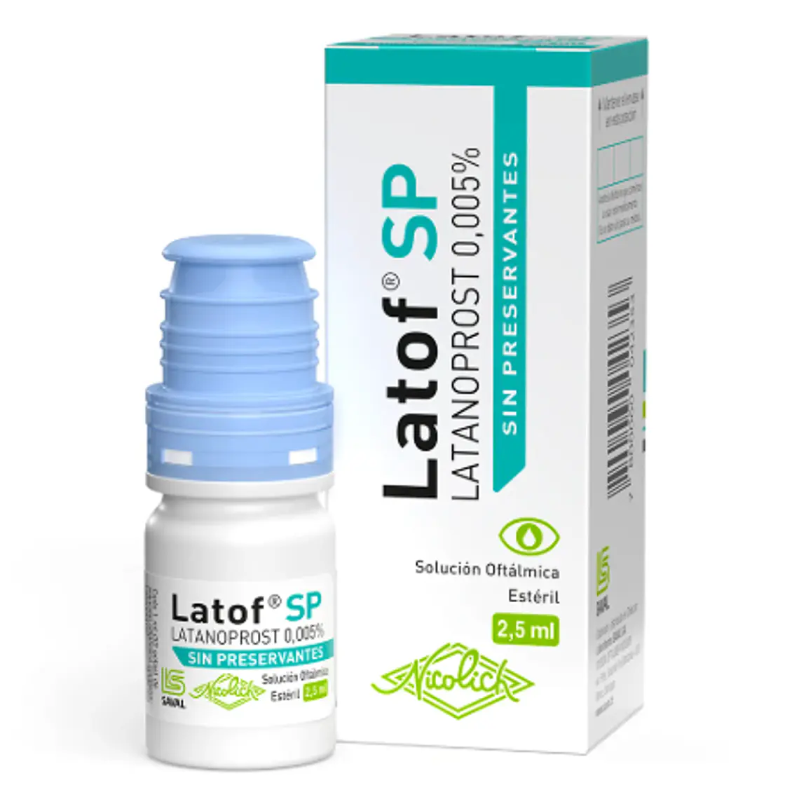 Latof SP Latanoprost 0,005 %  Solución oftálmica 2,5 ml. 1