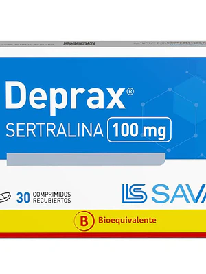 Deprax (B) Sertralina 100 mg 30 Comprimidos recubiertos.