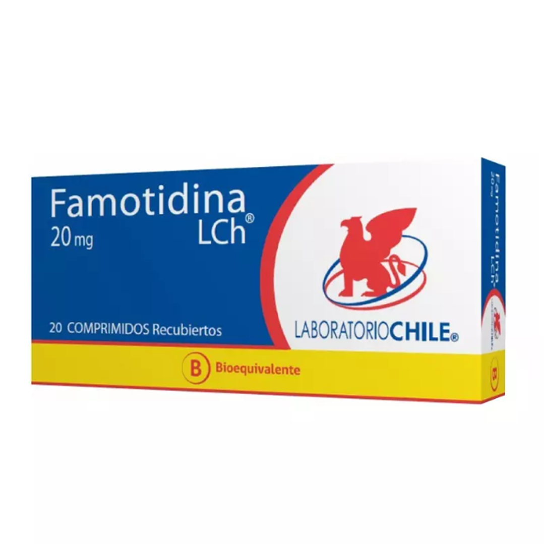 Famotidina (B) 20 mg 20 Comprimidos. 1