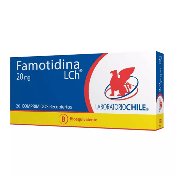 Famotidina (B) 20 mg 20 Comprimidos. 1
