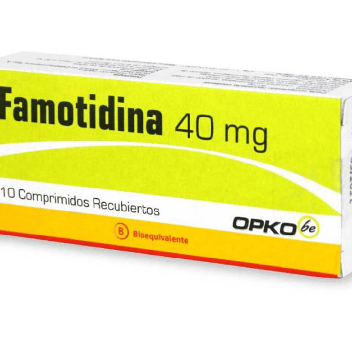 Famotidina (B) 40 mg 10 Comprimidos. 1