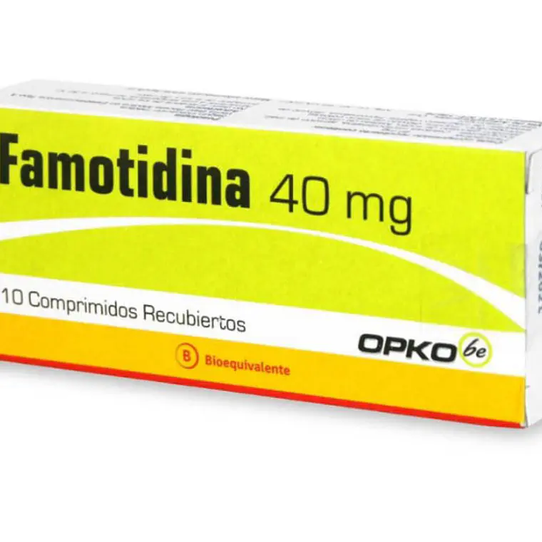 Famotidina (B) 40 mg 10 Comprimidos recubiertos. Opko  1