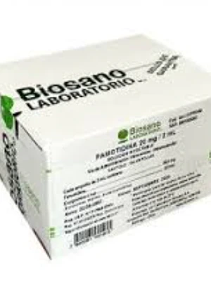 Famotidina 20 mg 100 Ampollas 2 ml. Biosano.
