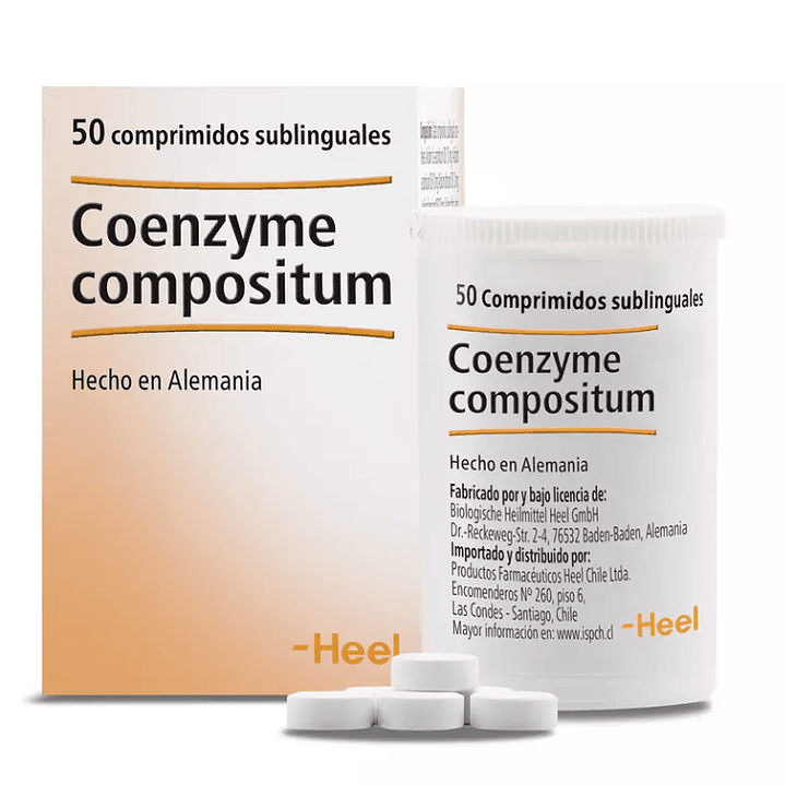 Coenzyme Compositum 50 Comprimidos sublinguales. 1