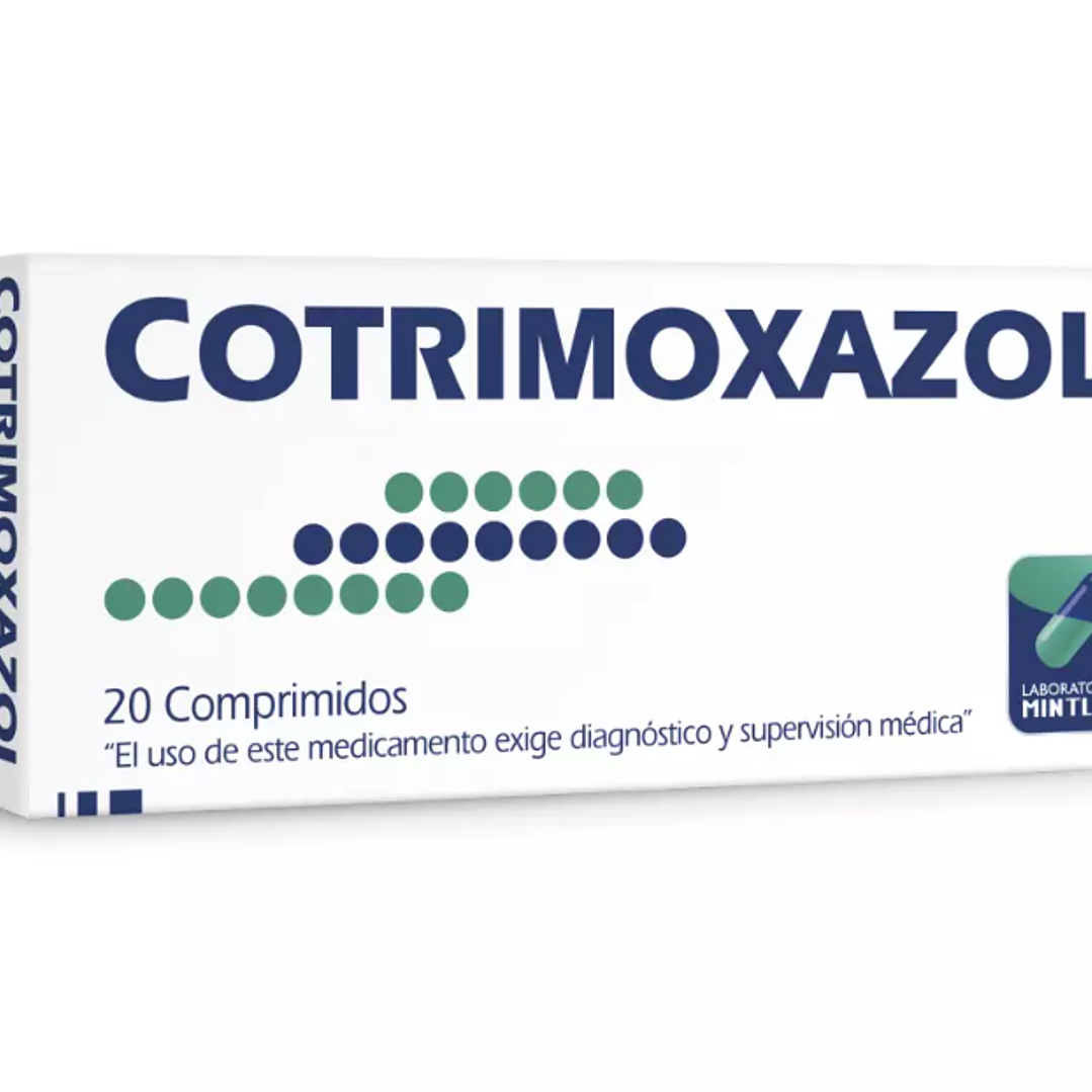 Cotrimoxazol 400 mg/80 mg 20 Comprimidos. 1