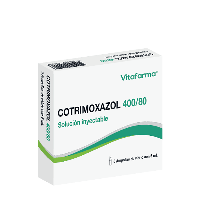 Cotrimoxazol  400/80 Solución inyectable 5 unidades. Vitafarma. 1