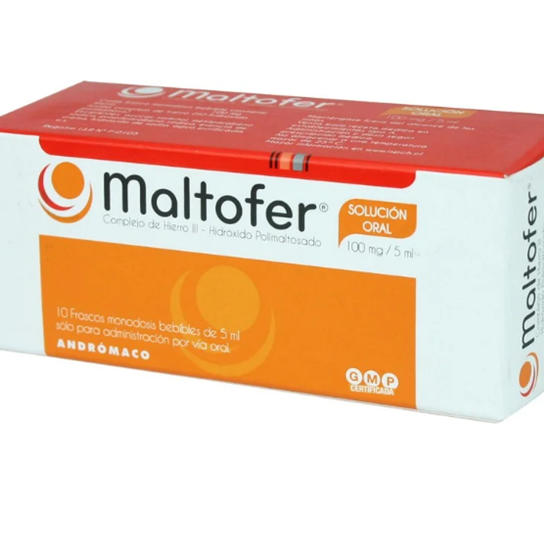 Maltofer 100 mg 10 Ampollas bebibles 5 ml. 1