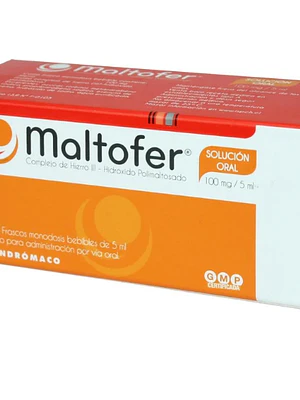 Maltofer 100 mg 10 Ampollas bebibles 5 ml.