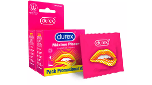 Durex Máximo placer preservativos 3 unidades. 
