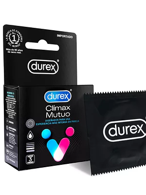 Durex Climax Mutuo preservativos 3 unidades.