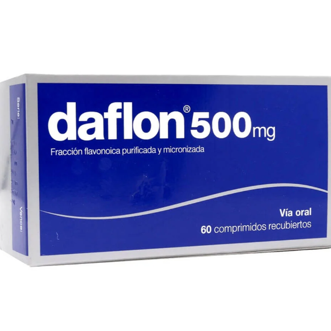 Daflon 500 mg 60 Comprimidos recubiertos. 1