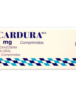 Cardura Doxazosina 1 mg 14 Comprimidos.
