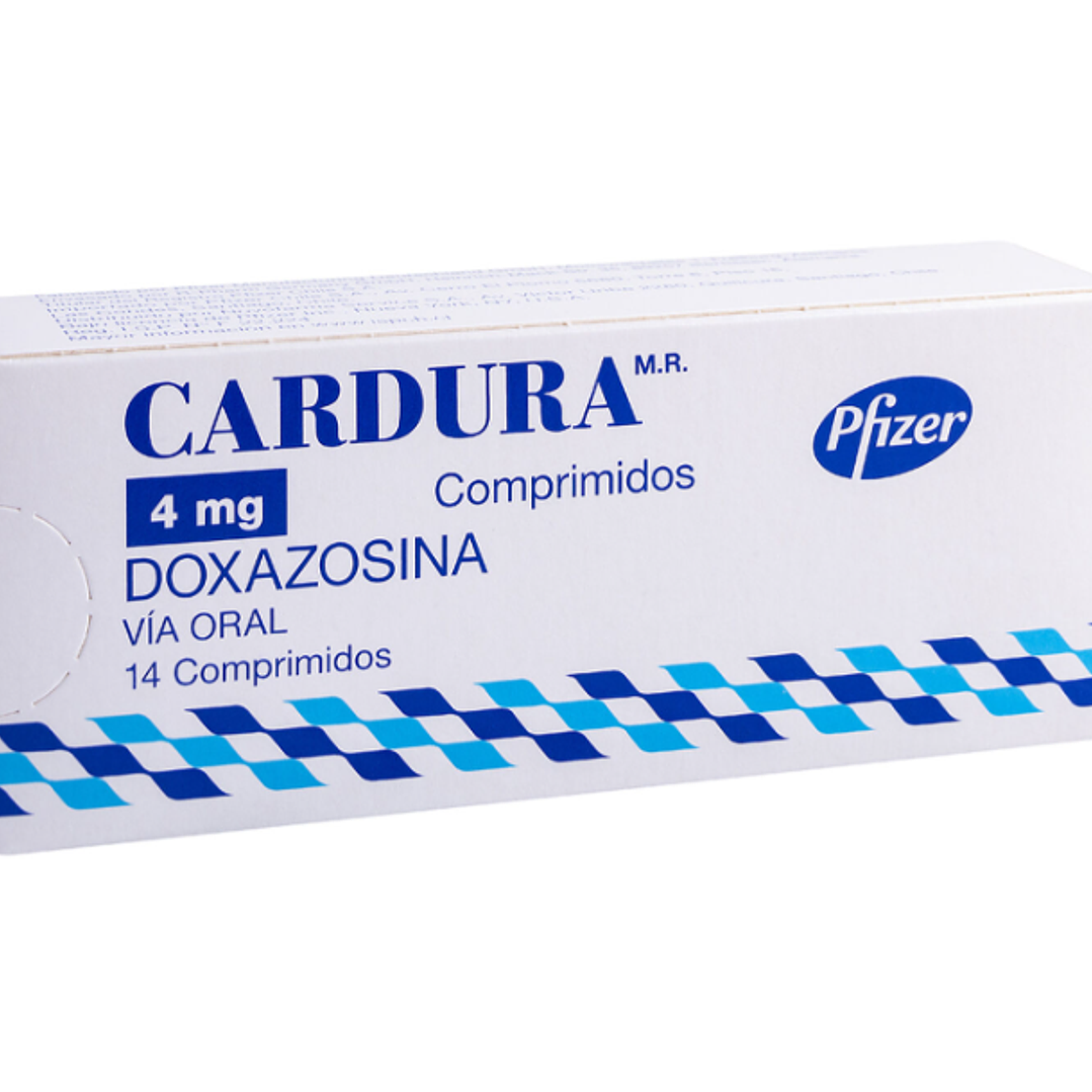 Cardura Doxazosina 4 mg 14 Comprimidos. 1