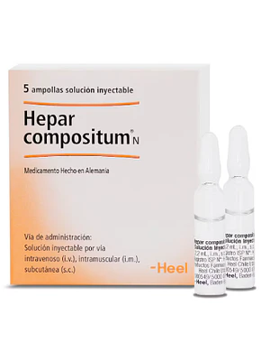 Hepar Compositum 5 Ampollas Inyectables Heel