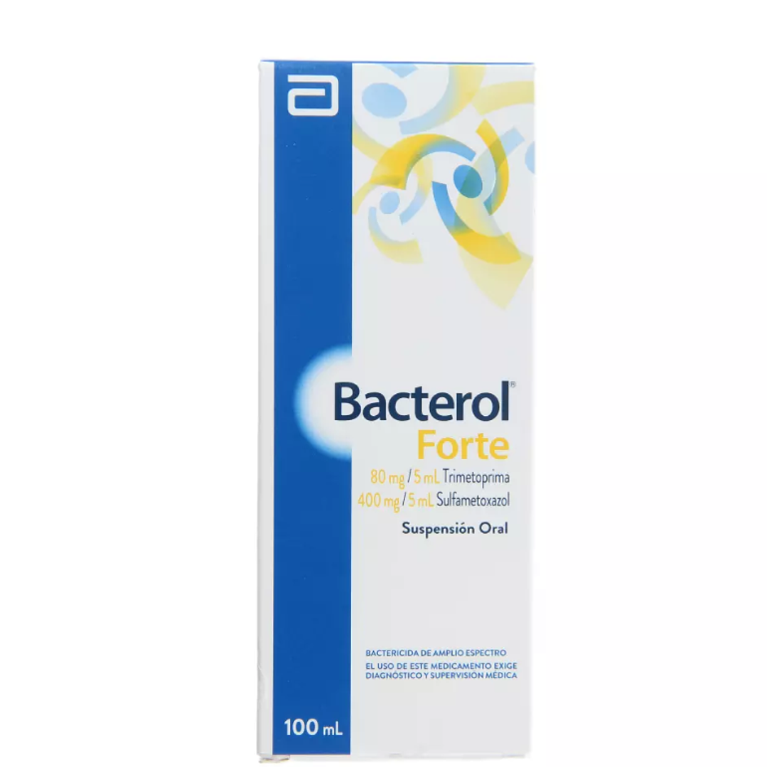 Bacterol Forte 80 mg 400 mg / 5 ml Suspensión oral  100 ml. 1
