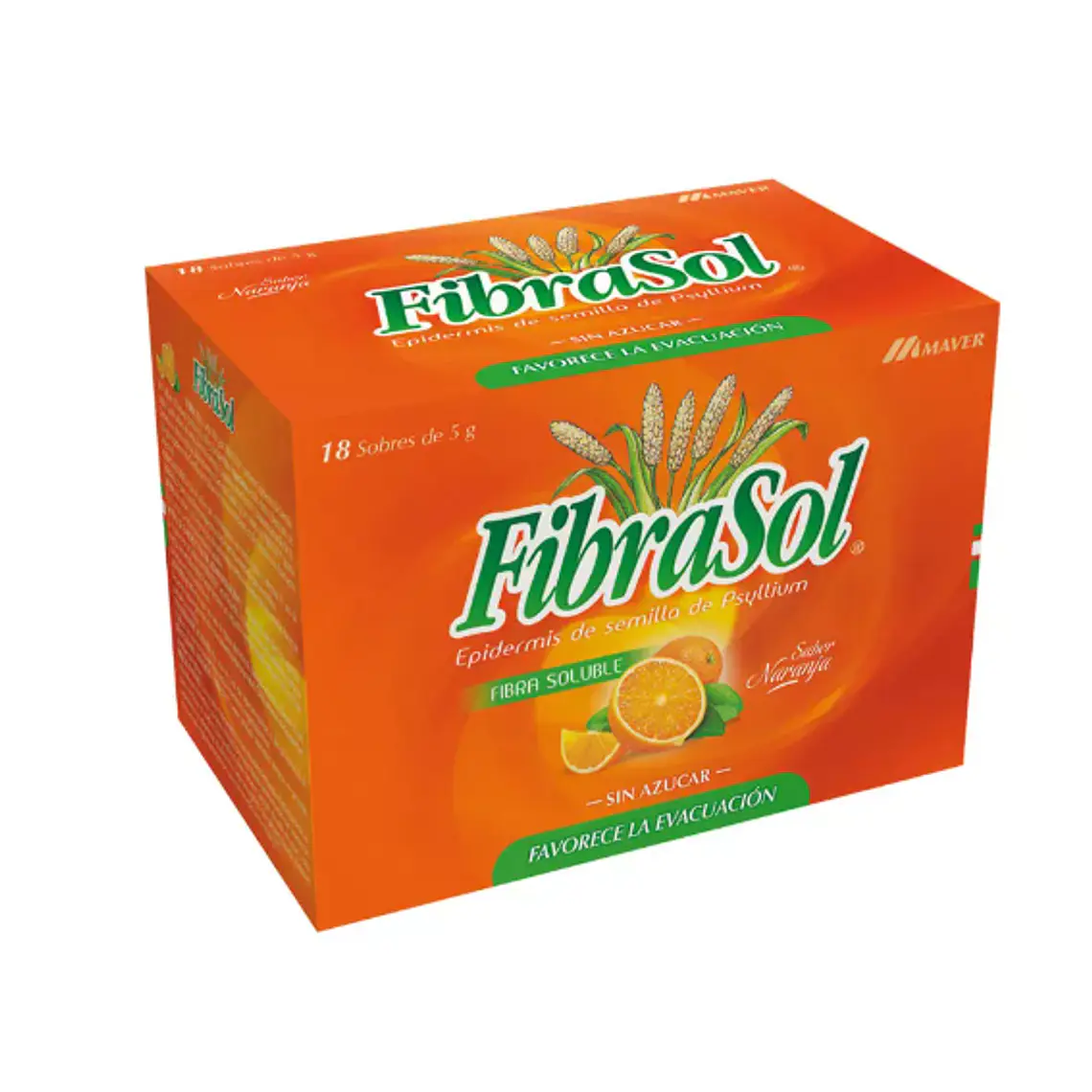 Fibrasol Naranja 18 Sobres. 1