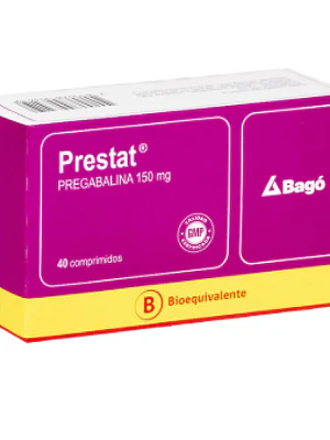 Prestat (B) Pregabalina 150 mg 40 Comprimidos.