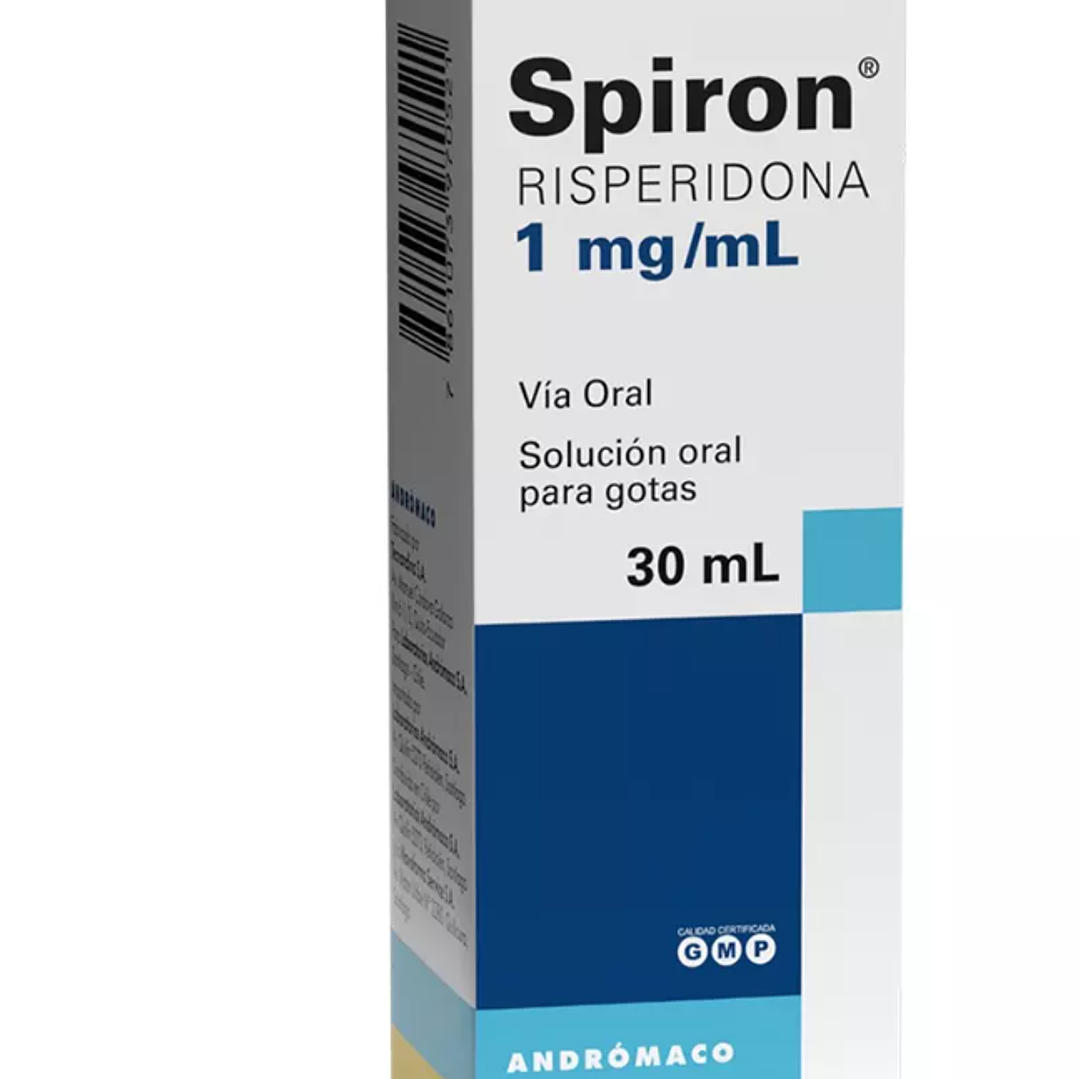 Spiron (B) Riperidona 1 mg / ml Gotas 30 ml. 1