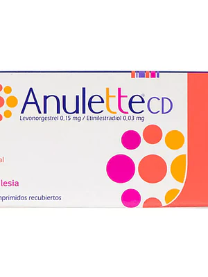 Anulette CD Levonorgestrel Etinilestradiol 28 Comprimidos.