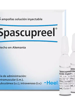 Spascupreel 5 Ampollas Inyectables. Heel