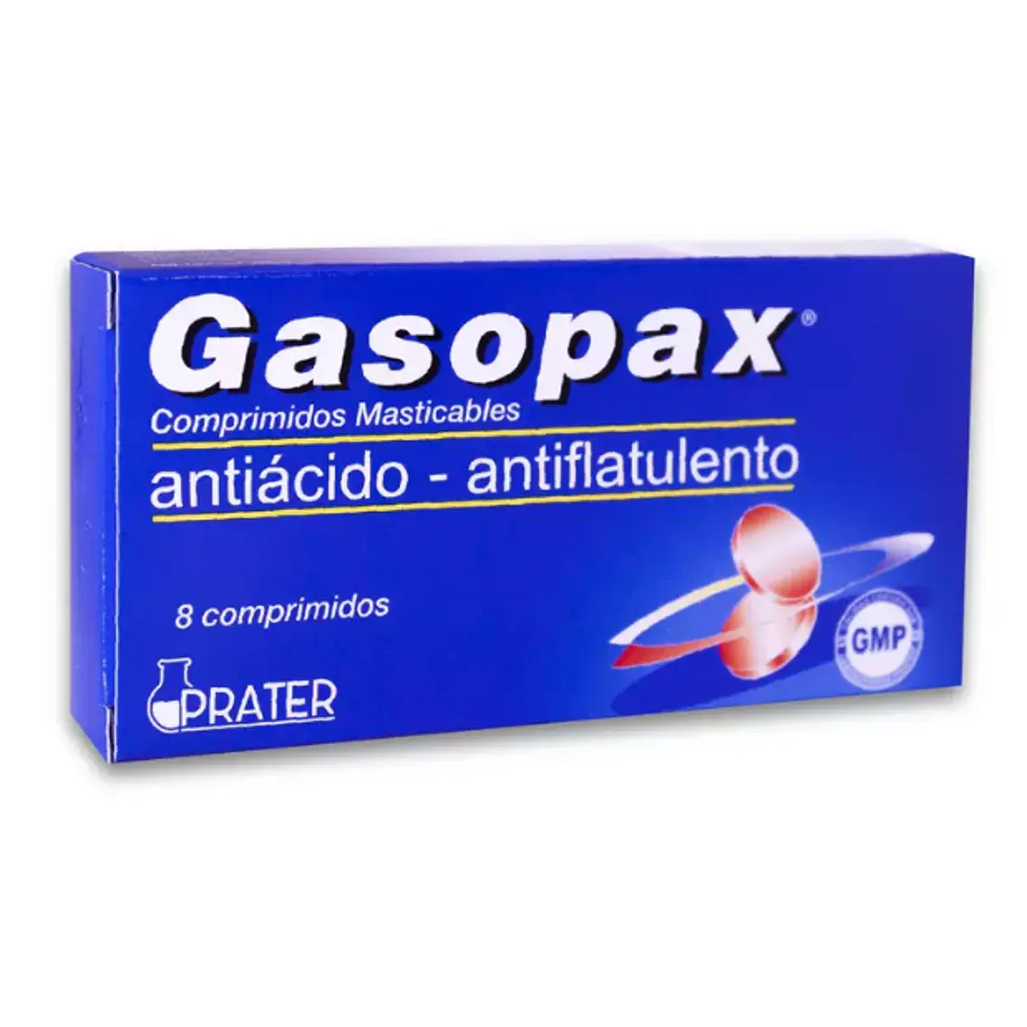 Gasopax Antiácido-antiflatulento 8 Comprimidos. 1