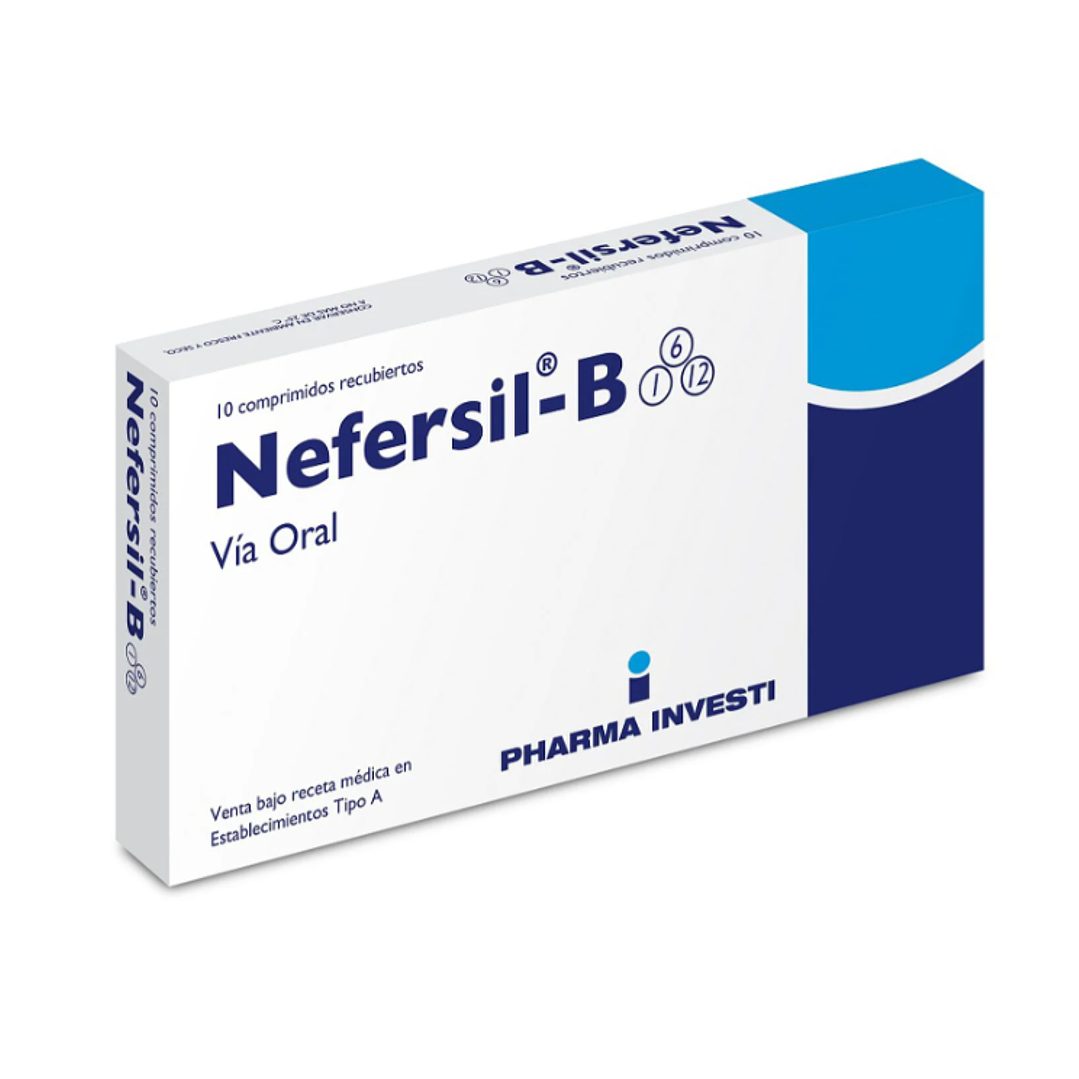 Nefersil B 10 Comprimidos recubiertos. 1