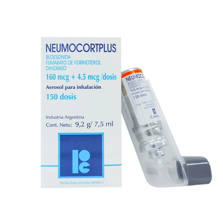 Neumocort Plus 160/4,5 mcg  Inhalador 150 Dosis. 1